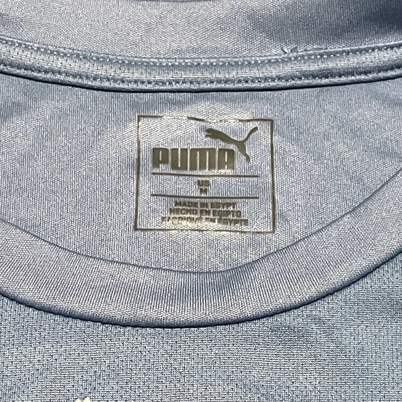 Puma Short Sleeve Sport Logo Tee - Picture 2 of 4